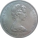 25 New Pence - Elizabeth II (Silver Wedding)
