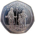 50 Pence - Elizabeth II (Christmas)
