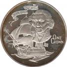 1 Crown - Elizabeth II (Admiral Lord Nelson; Silver Proof)