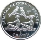 1 Crown - Elizabeth II (Rowers and Birds)