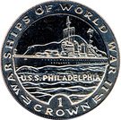 1 Crown - Elizabeth II (U.S.S. Philadelphia)