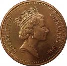 1 Penny - Elizabeth II (3rd portrait; non-magnetic)
