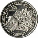 1 Crown - Elizabeth II ("The Hound of Baskervilles")