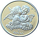 1 Royal - Elizabeth II (Kissing Cherubs)