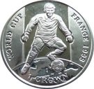 1 Crown - Elizabeth II (Player running with ball)