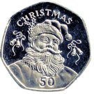 50 Pence - Elizabeth II (2017 Christmas)