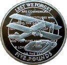 5 Pounds - Elizabeth II (Air plane & Tank)