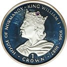 1 Crown - Elizabeth II (William I; Silver)