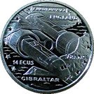 14 ECUS - Elizabeth II (Euro Tunnel)