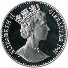 35 ECUs / 25 Pounds - Elizabeth II (Knight)