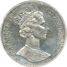 1 Crown - Elizabeth II (Spanish Eagle)