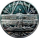 1 Crown - Elizabeth II (50th Anniversary of Coronation)