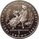 1 Crown - Elizabeth II (Jemima Puddle-Duck)
