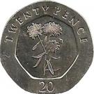 20 Pence - Elizabeth II (3rd portrait)