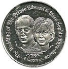 1 Crown - Elizabeth II (Royal Wedding)