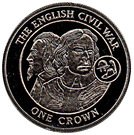 1 Crown - Elizabeth II (The English civil war)