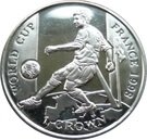 1 Crown - Elizabeth II (Player kicking ball)