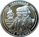 5 Pounds - Elizabeth II (Two Great Men)
