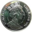1 Crown - Elizabeth II (Eisenhower; Silver Proof Issue)