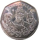 50 Pence - Elizabeth II (Christmas)