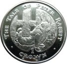 1 Crown - Elizabeth II (Peter Rabbit Escaping)