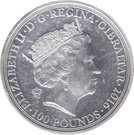 100 Pounds - Elizabeth II (2 oz Silver Piedfort)