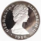1 Crown - Elizabeth II (Queen Mother; Silver Proof Issue)