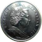 1 Crown - Elizabeth II (Charles Dickens)