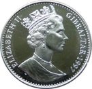 1 Crown - Elizabeth II (Peter Rabbit standing)