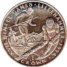 1 Crown - Elizabeth II (Winter Olympics)