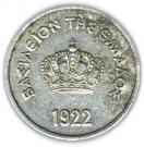 10 Lepta - Constantine I and George II