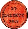 10 Gazettae (Denomination in Italian)