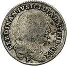 50 Paras (Countermarked over 20 Grani Ferdinando IV)