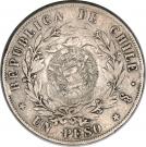 1 Peso (Counter-stamped coinage)