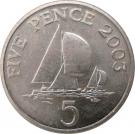 5 Pence - Elizabeth II (4th portrait; non-magnetic)