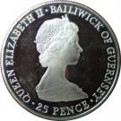 25 Pence - Elizabeth II (Royal Wedding; Silver Proof)