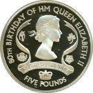 5 Pounds - Elizabeth II (80th Birthday)