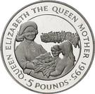 5 Pounds (Piedfort; Mule)
