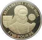 5 Pounds - Elizabeth II (Queen Elizabeth I)