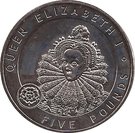 5 Pounds - Elizabeth II (Elizabeth I)