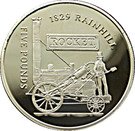5 Pounds - Elizabeth II (Rocket, 1829 Rainhill)