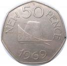50 New Pence - Elizabeth II