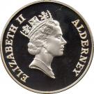 2 Pounds - Elizabeth II (Total Eclipse of the Sun; Silver Proof Issue)