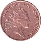 1 Penny - Elizabeth II (3rd portrait; magnetic)