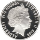 5 Pounds - Elizabeth II (Remembrance Day; Silver Piedfort)
