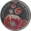 5 Pounds - Elizabeth II (Remembrance Day)