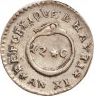12 Centimes (Western Republic)