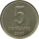 5 Centavos (smooth edge)