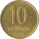 10 Centavos (reeded edge; non-magnetic)