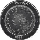 1 Peso (80th Anniversary of B.C.R.A.)